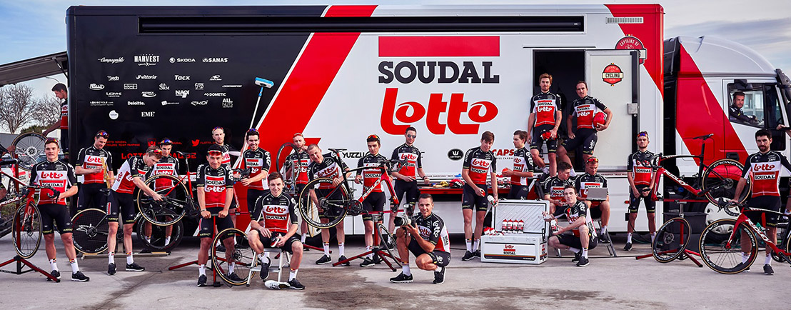 maillot et tenue velo Lotto Soudal